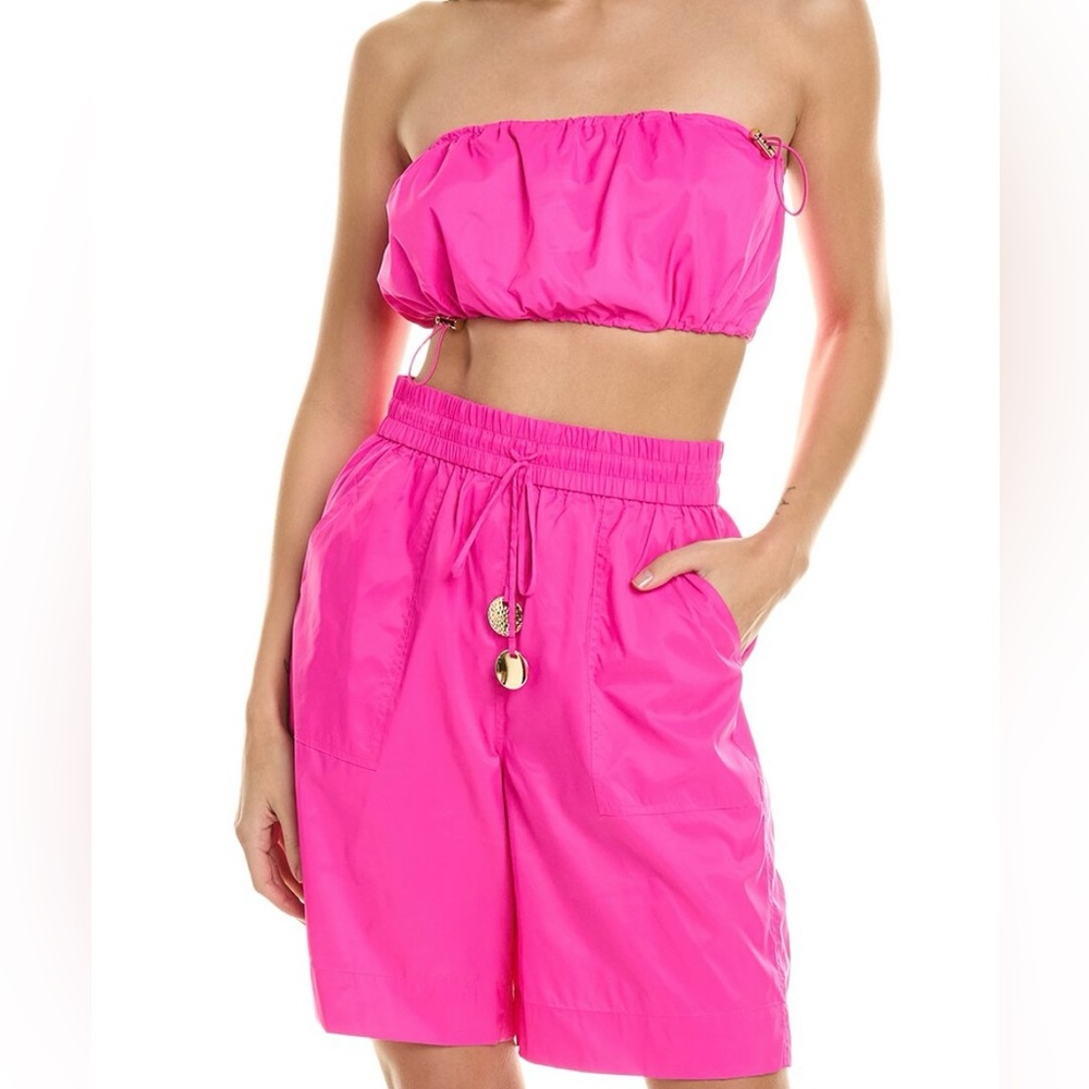 STAUD Fuchsia Women's Bermudas